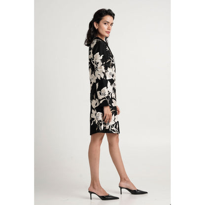 MADDER MUCH Lucas Knee Length Dress - Black