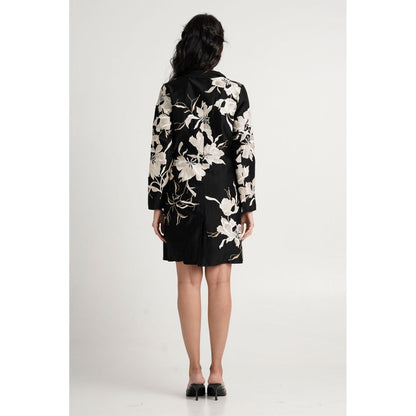 MADDER MUCH Lucas Knee Length Dress - Black