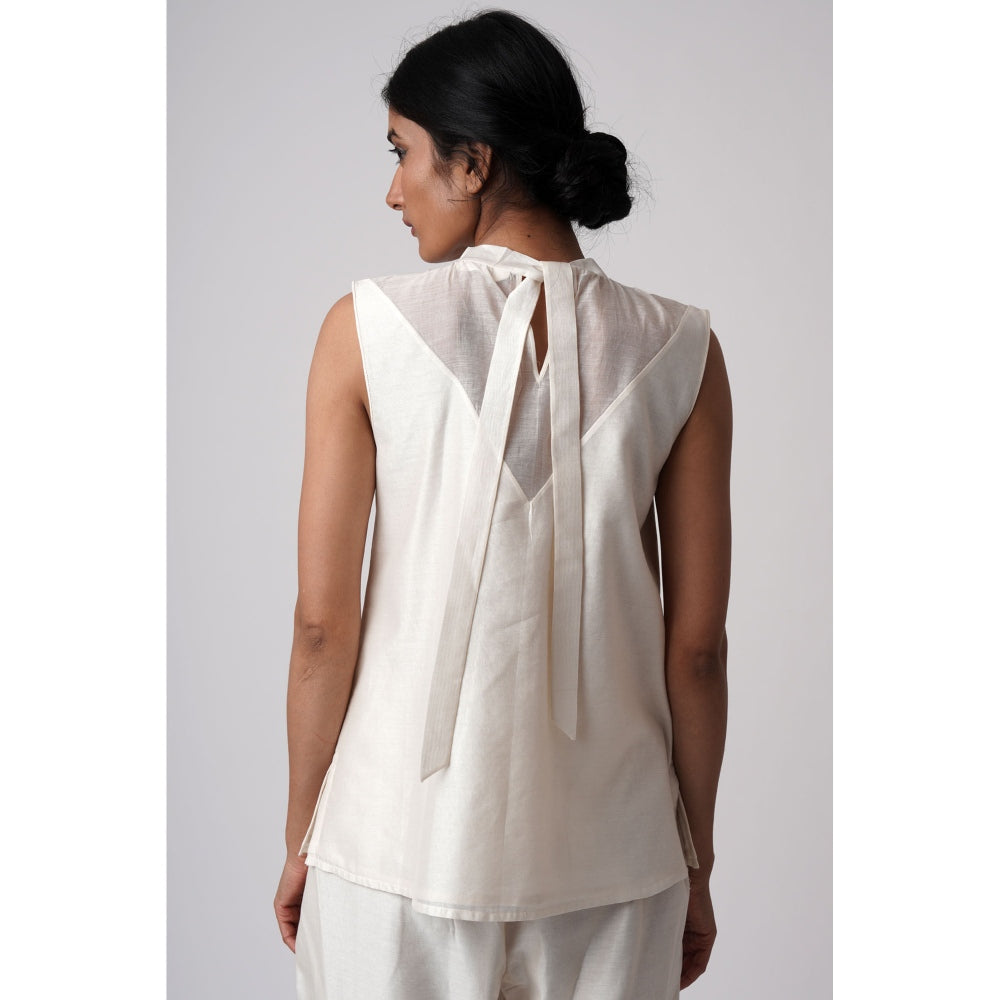 MADDER MUCH Luna Co-Ord - White (Set of 2)