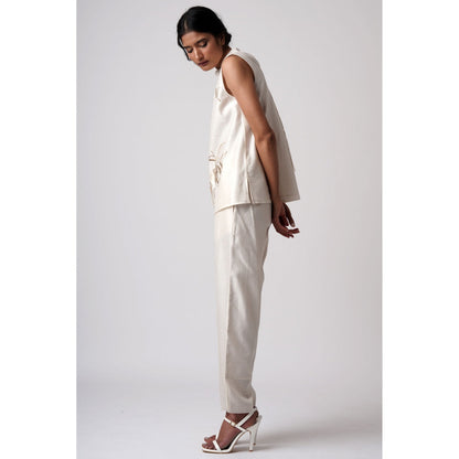 MADDER MUCH Luna Co-Ord - White (Set of 2)
