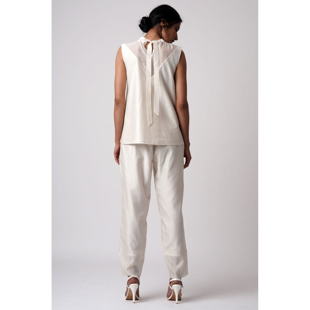 MADDER MUCH Luna Co-Ord - White (Set of 2)