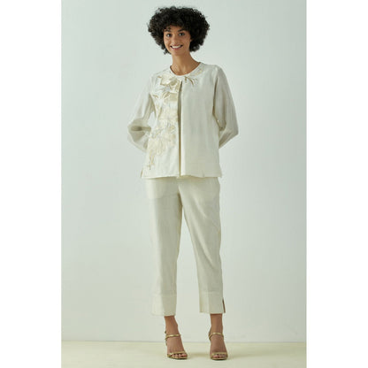 MADDER MUCH Miriam Vanilla Co-Ord - Green (Set of 2)