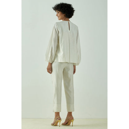 MADDER MUCH Miriam Vanilla Co-Ord - Green (Set of 2)