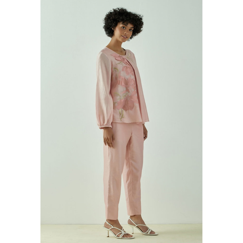MADDER MUCH Miriam Old Rose Co-Ord - Pink (Set of 2)