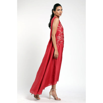 MADDER MUCH Nori Maxi Dress - Red