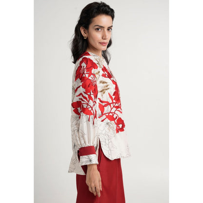 MADDER MUCH Nyla Co-Ord - Red (Set of 2)