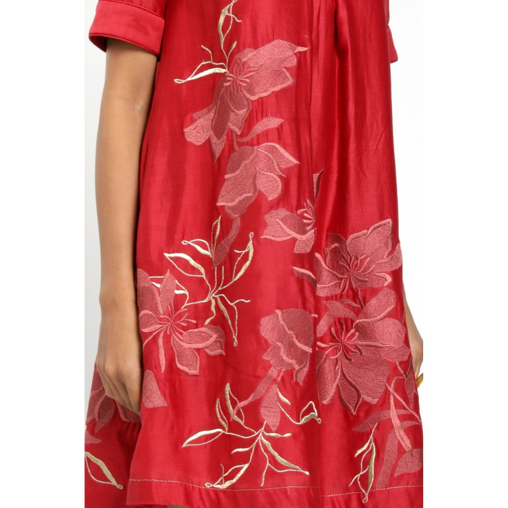 MADDER MUCH Rubia Mini Dress - Red