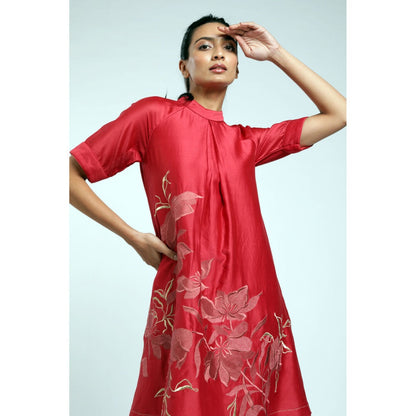 MADDER MUCH Rubia Mini Dress - Red