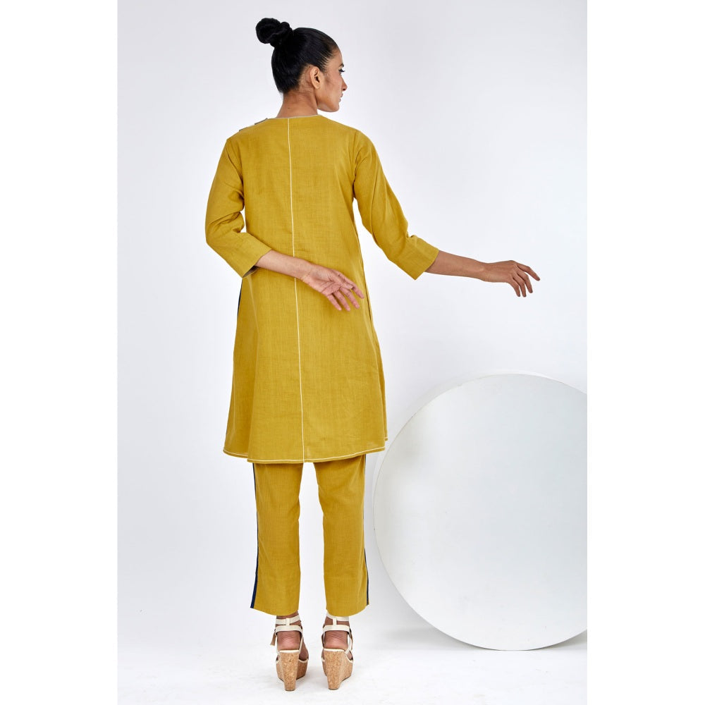 MADDER MUCH Tamara Co-Ord - Mustard (Set of 2)