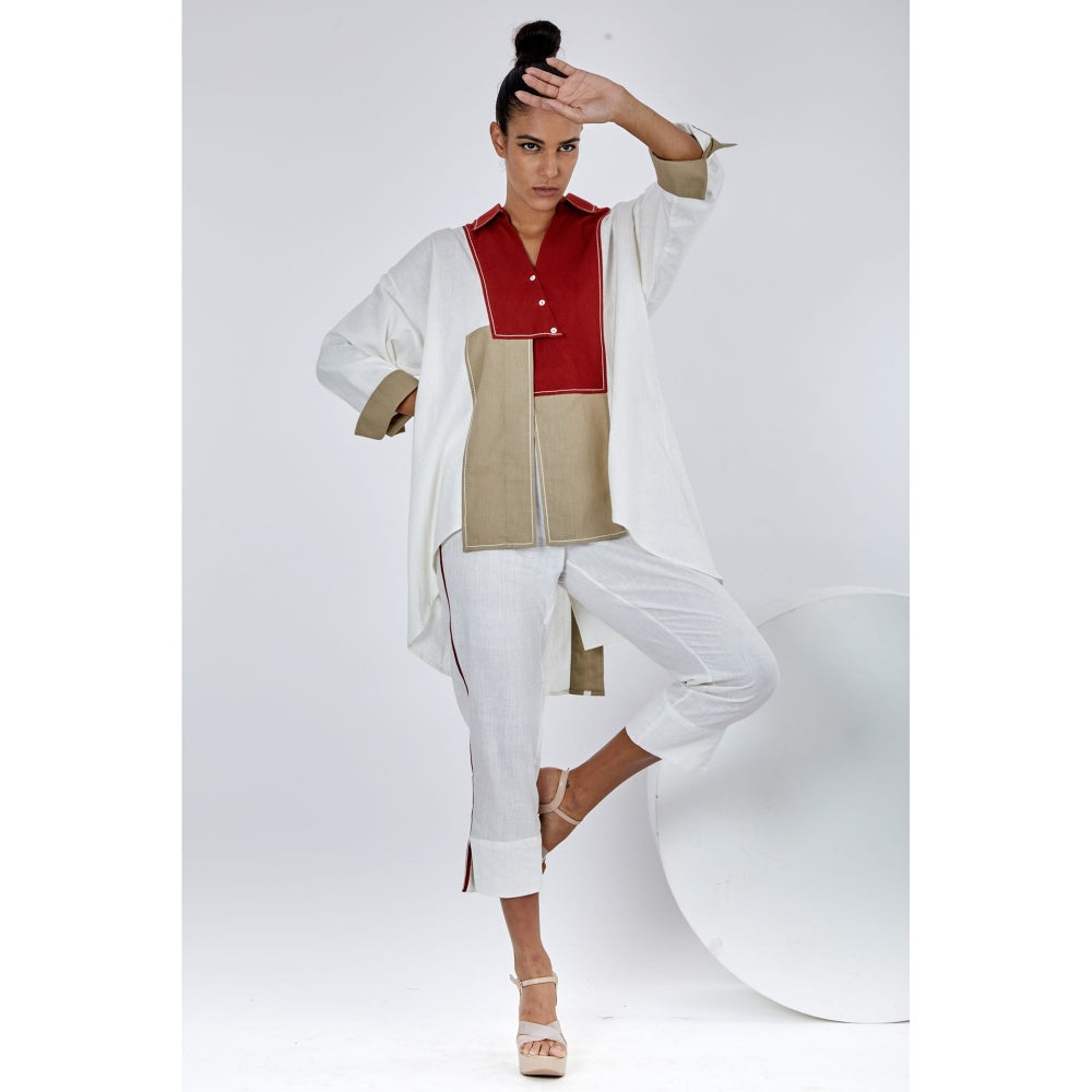 MADDER MUCH Taya Co-Ord - White (Set of 2)