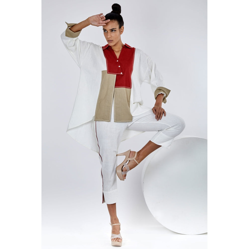 MADDER MUCH Taya Co-Ord - White (Set of 2)