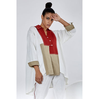 MADDER MUCH Taya Co-Ord - White (Set of 2)