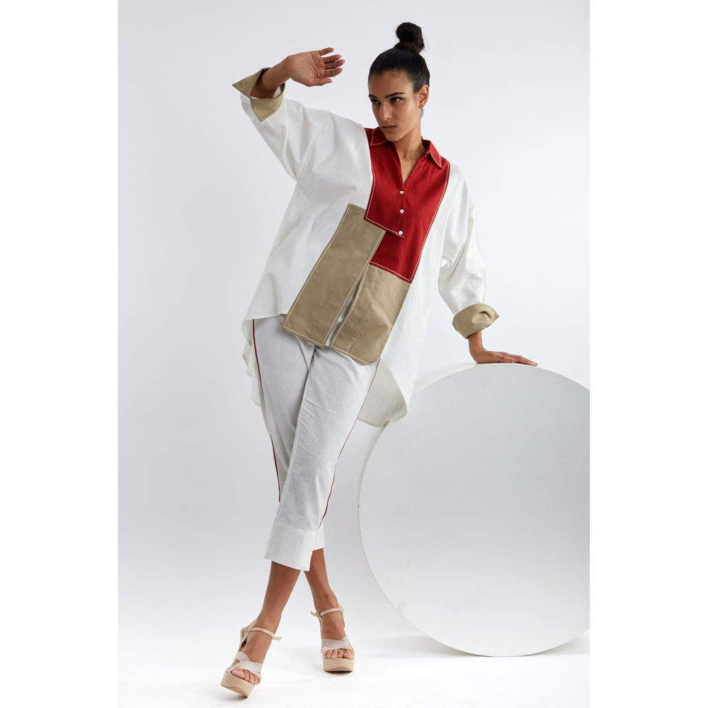 MADDER MUCH Taya Co-Ord - White (Set of 2)