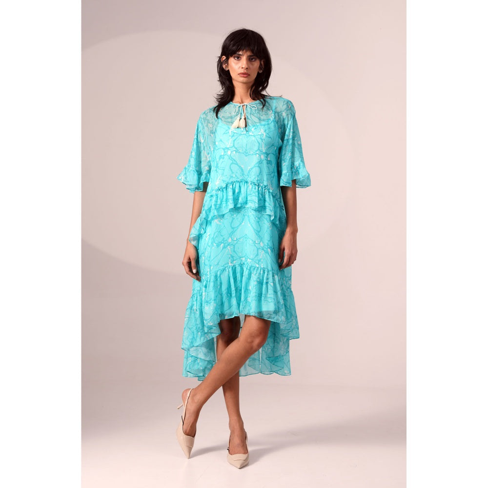 MADDER MUCH Celine Invert Frill Dress and Slip (Set of 2)