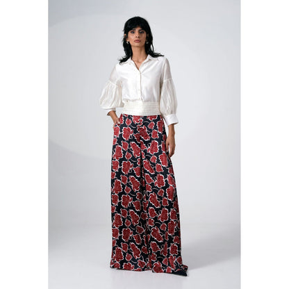 MADDER MUCH Filipina Printed Palazzo Set (Set of 2)