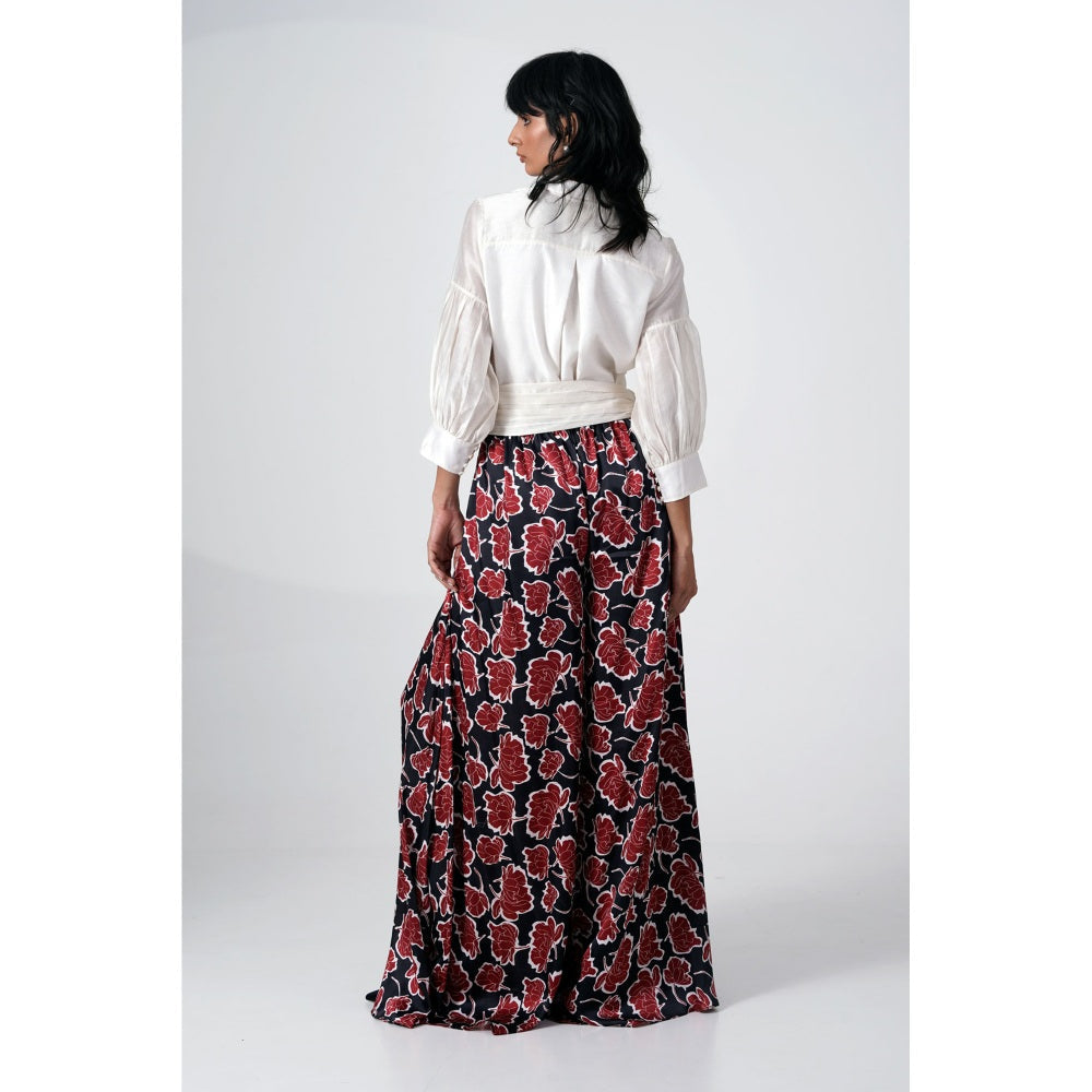 MADDER MUCH Filipina Printed Palazzo Set (Set of 2)