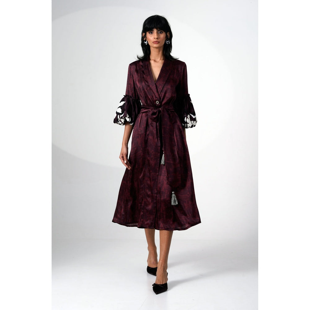 MADDER MUCH Okina Blazer Wrap Dress with Belt (Set of 2)
