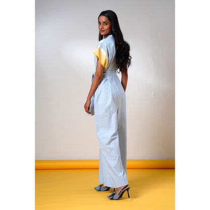 MADDER MUCH Kaito Blue Whisper Jumpsuit (Set of 2)