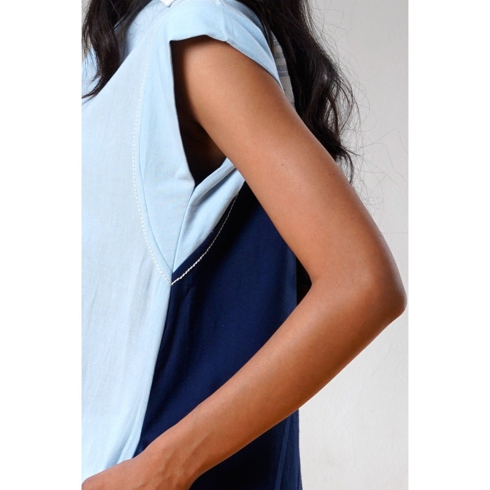 MADDER MUCH Savai Ice and Ink Midi Dress