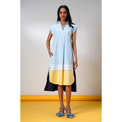 MADDER MUCH Savai Ice and Ink Midi Dress