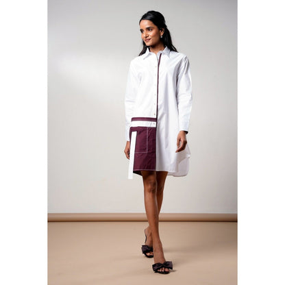 MADDER MUCH Nina Snow and Slush Short Dress