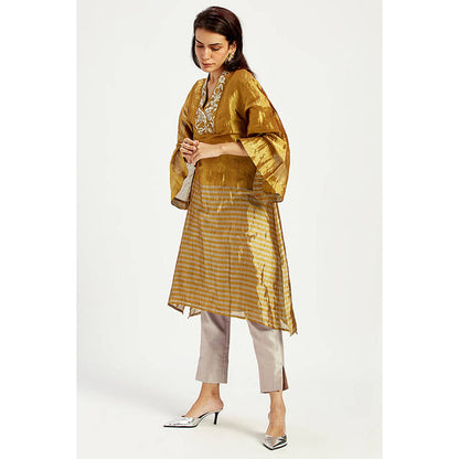 MADDER MUCH Nambia - Golden Sun Elegant Tunic + Pant Set