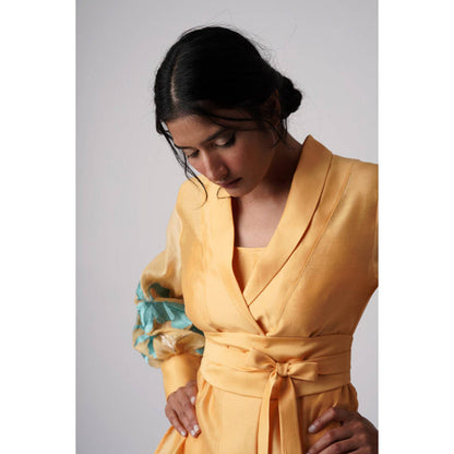 MADDER MUCH Grace - Mimosa Wrap Top With Ankle Pants