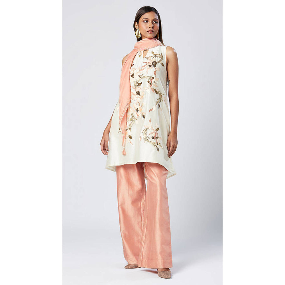 MADDER MUCH Leena - Pastel Sleeveless Tunic And Pants + Stole