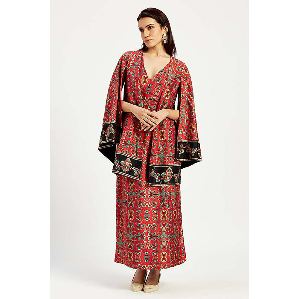 MADDER MUCH Aliva 2.0 - Cape Jacket + Serene Sleeveless Long Dress