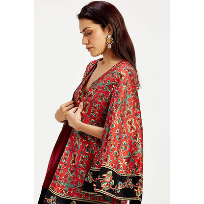 MADDER MUCH Aliva 2.0 - Cape Jacket + Serene Sleeveless Long Dress