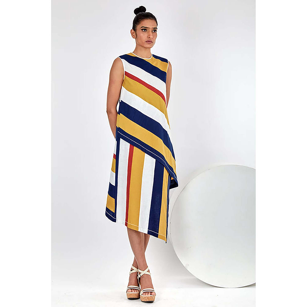 MADDER MUCH Miami - Rainbow Stripe Dress
