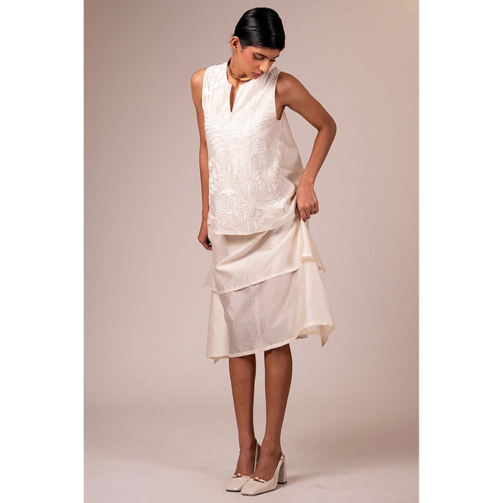 MADDER MUCH Vallarie - Stepped Midi Dress