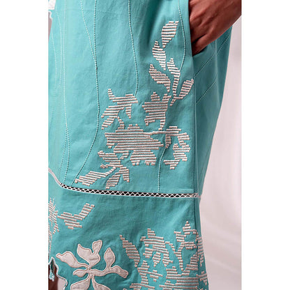 MADDER MUCH Mason - Sea Green Short Dress