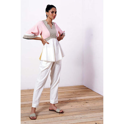 MADDER MUCH Ami - Retro Tie-Back Top + Pant Set