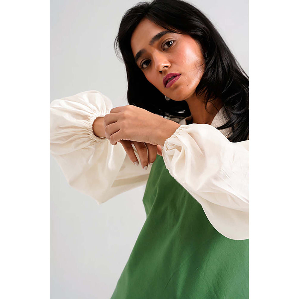 MADDER MUCH Pine Green Yana - Slip Dress