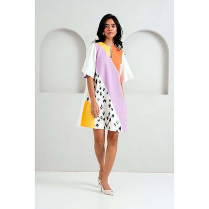 MADDER MUCH Sample Sale Multi Brooklyn - Spotted Tiger Short Dress