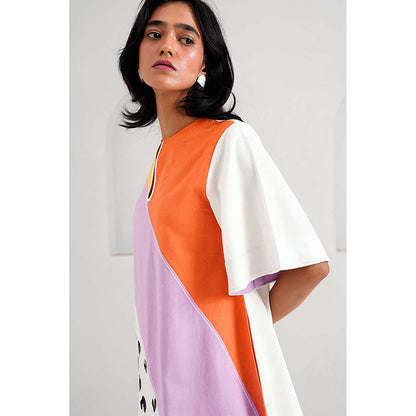 MADDER MUCH Sample Sale Multi Brooklyn - Spotted Tiger Short Dress