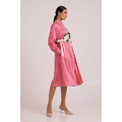 MADDER MUCH Comet - Crossbody Bib Serial Shirt Dress