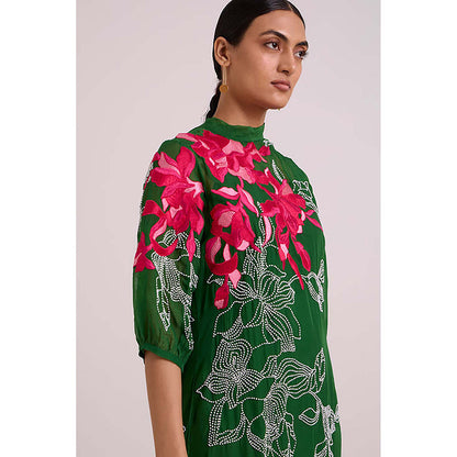 MADDER MUCH Reine - Soft Bloom Organza Long Dress