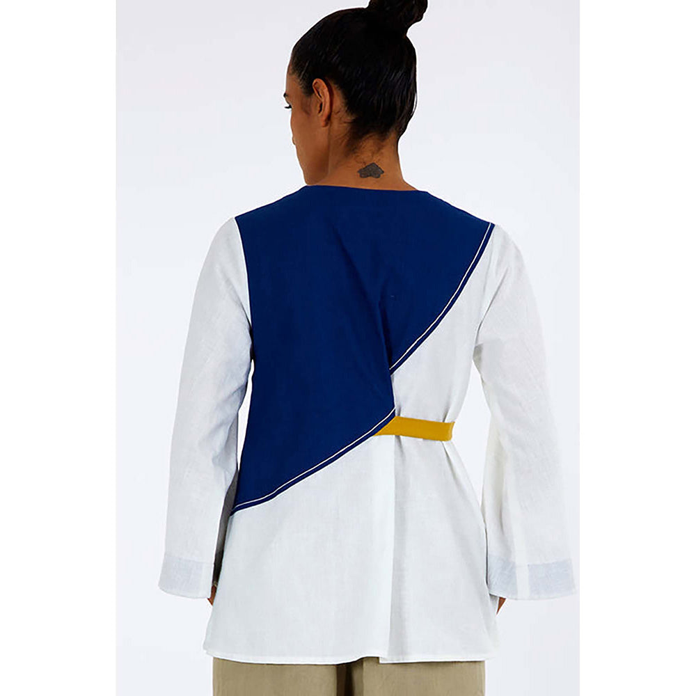 MADDER MUCH Asha + Oshi - Overlap Belted Top And Fisherman Pants