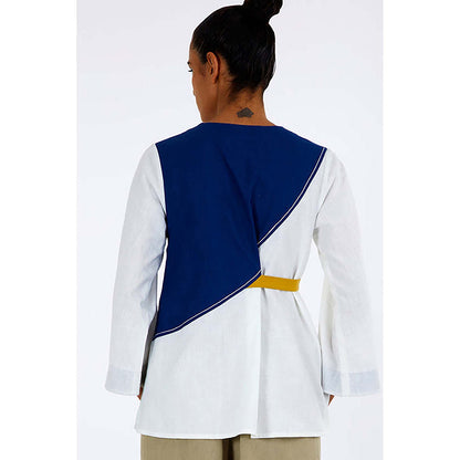 MADDER MUCH Asha + Oshi - Overlap Belted Top And Fisherman Pants