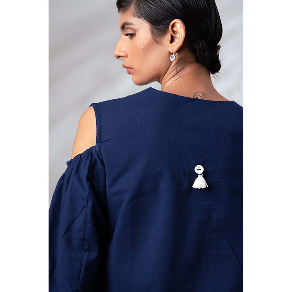 MADDER MUCH Mia - Wrap Skirt + Indigo Top