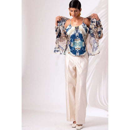 MADDER MUCH Crystal - Trench Top + Trousers Jacket Set