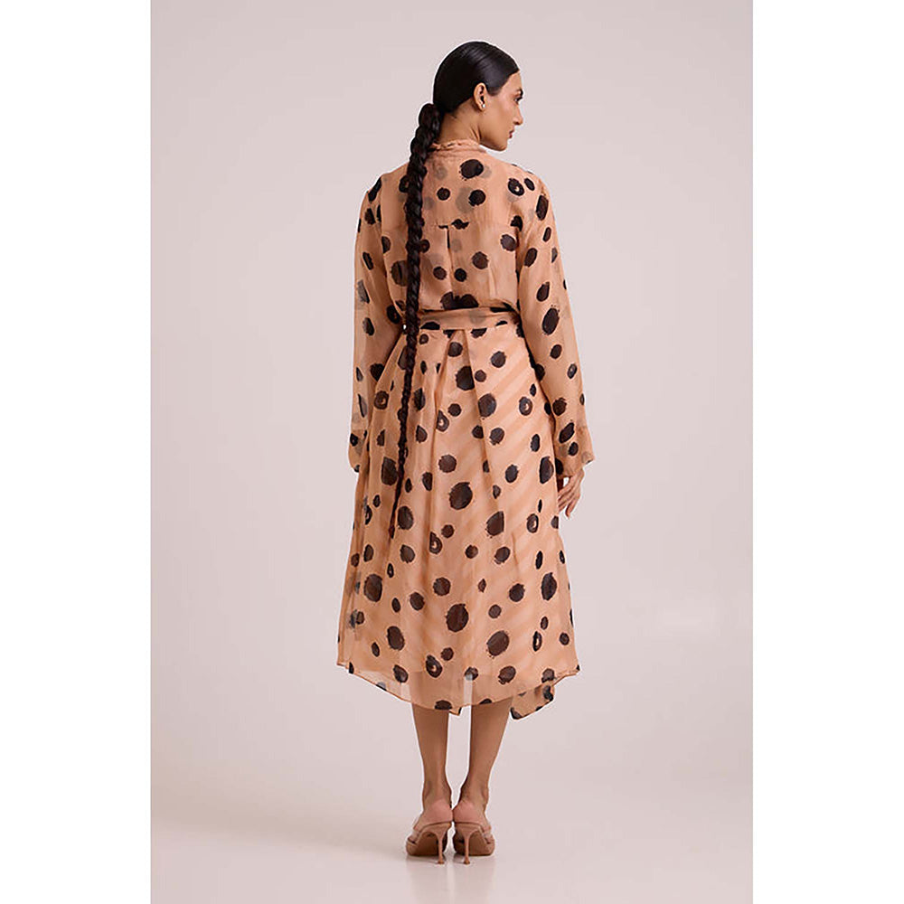 MADDER MUCH Neo - Almond Burst Flap Trench And Slip Dress