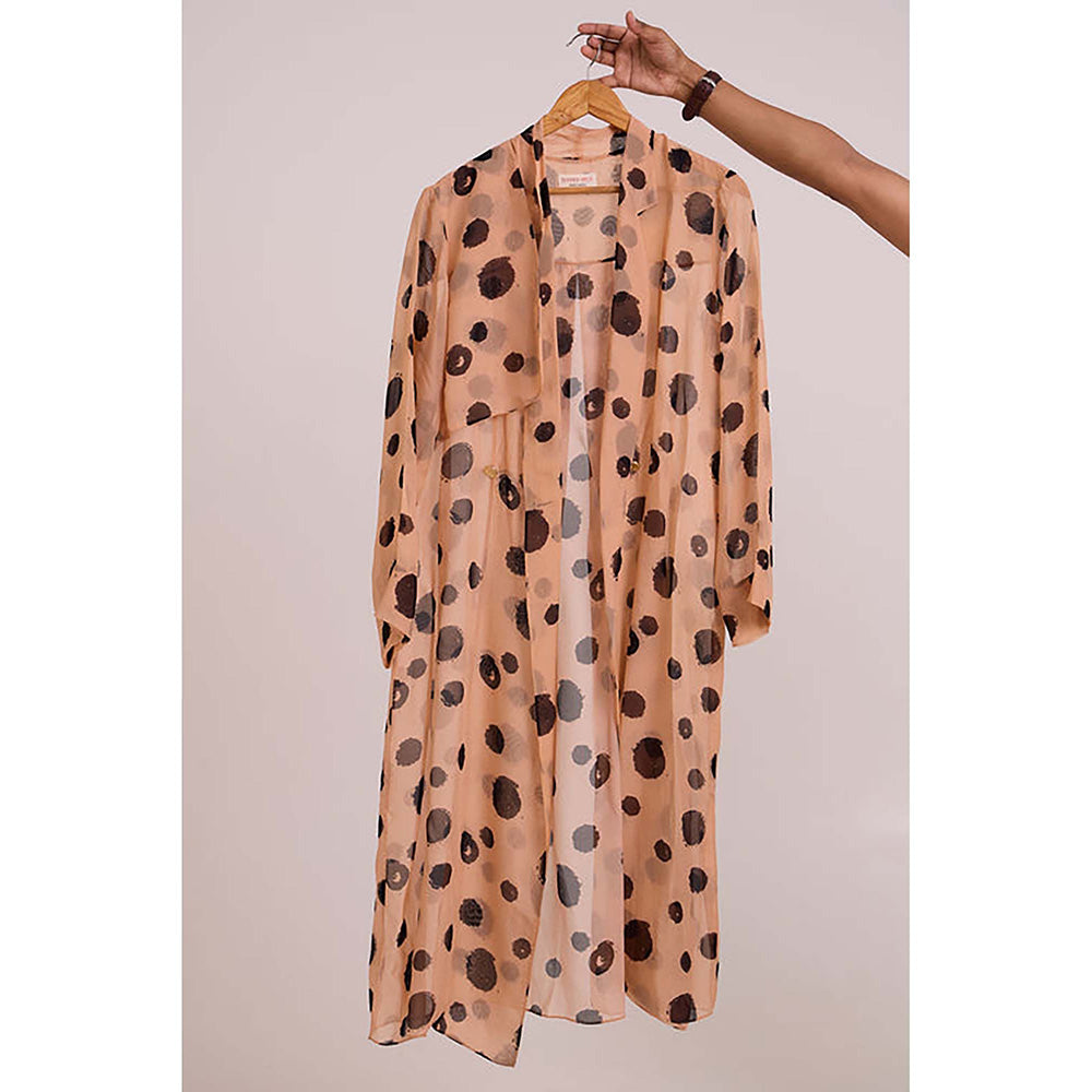 MADDER MUCH Neo - Almond Burst Flap Trench And Slip Dress