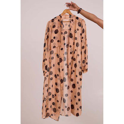 MADDER MUCH Neo - Almond Burst Flap Trench And Slip Dress