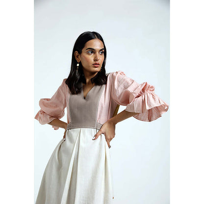 MADDER MUCH Batul - Panelled Dress With Pockets