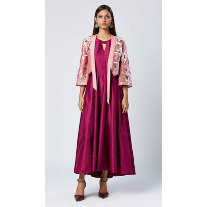 MADDER MUCH Sylvie Border Dress and Jacket