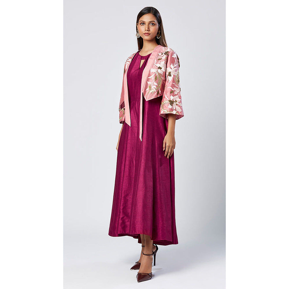 MADDER MUCH Sylvie Border Dress and Jacket