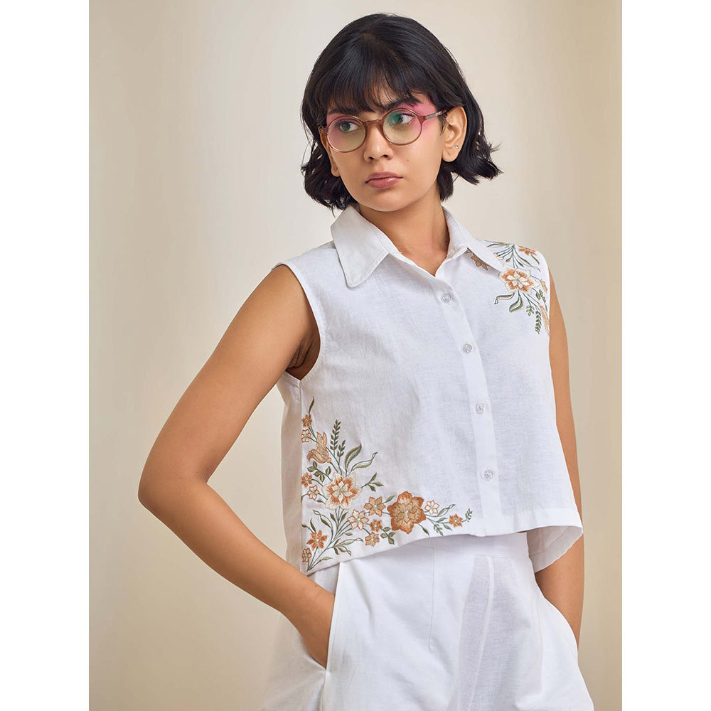 Maisolos Bella White Co-Ord (Set of 2)